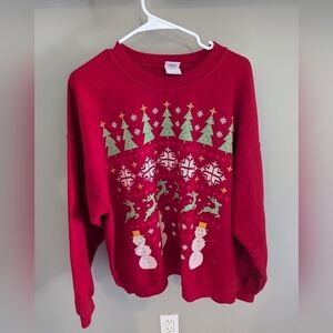 Christmas Sweatshirt Size XL
